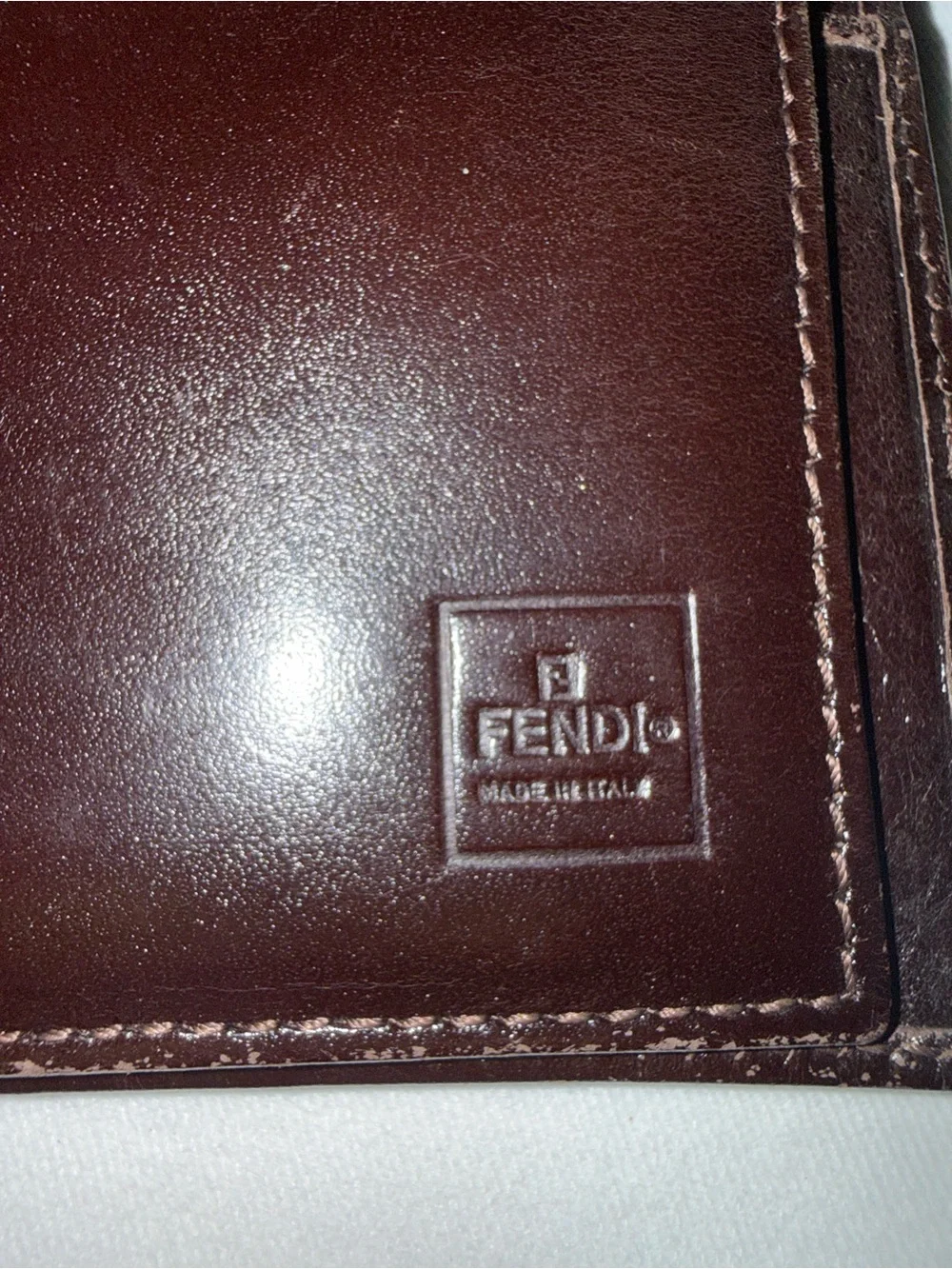 Fendi Zucca Print FF Canvas Wallet trifold